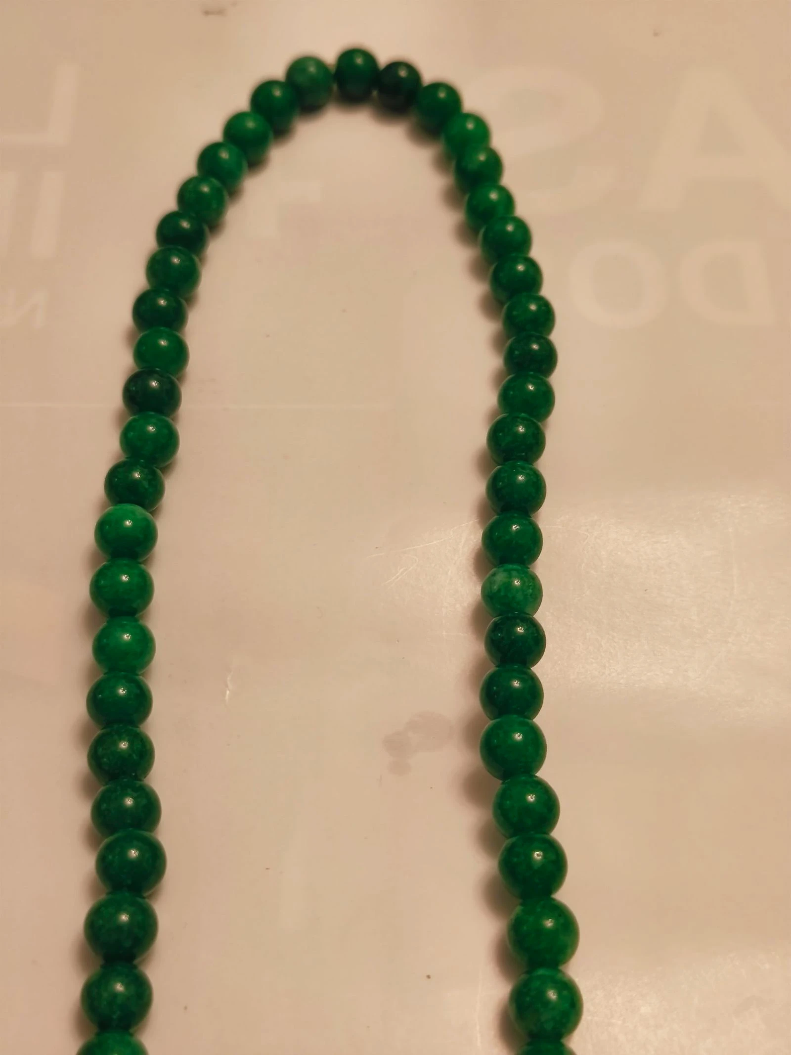 Collar jade groen met 80 centimeter – photo 13
